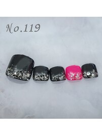 フットネイル：No.119
