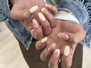 お花春ネイル