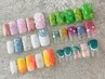 【ハンド】平日15時まで限定！ご新規オフ無料！Summer Design　￥7800