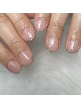 シードットネイル(Cee.nail)/スキンカラー×ラメライン