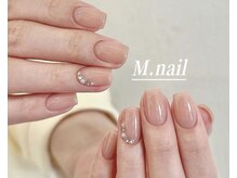 エムネイル(M.nail)/ワンカラーxストーン