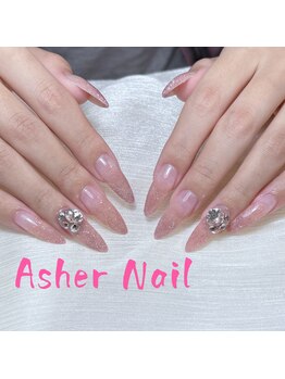 アッシャー 横浜店(Asher)/長さだしラメグラデーション