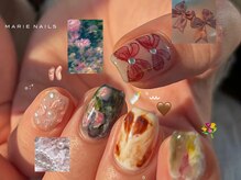 マリーネイルズ 表参道店(MARIE NAILS)/¥9900 手描き　0415a