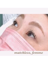 マッチレス ファム(matchless,femme)/フラットラッシュ120本リペア