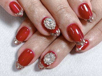 リリー ネイル(Lily Nail)/ハンド★ガラスフレンチコース