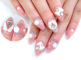 ジェル定額￥8990★薔薇ネイル