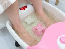 フスフレーゲ フットネス 大山店(Foot Nes)/フットバスで角質をやわらかく