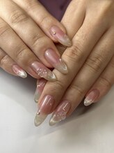 ハチニーキューネイルアトリエ(829 Nail Atelier)/マグフレンチ・チーク