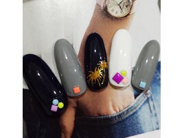 カラフルスタッツネイル