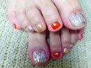 シェルデザインFOOTネイル