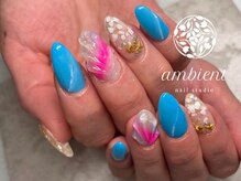ネイルスタジオ アンビエント 表町店(Nail Studio ambient)/人魚の鱗ネイル