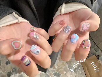 アムールネイル 新宿西口店(Amour Nail)/Amour Nail お客様デザイン