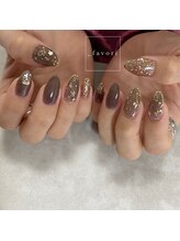 ファボリ(favori)/シアーブラックニュアンスドット