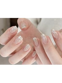 ラメグラデーションキラキラ