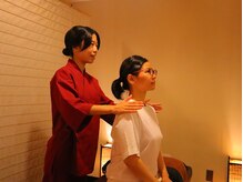 サンリラクゼーション 相模大野店/施術後の体の具合をチェック。