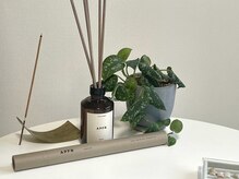 グリーンがたくさんある店内