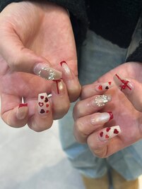 クリスマスネイル