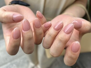 ファンクションネイルズ 表参道 原宿(FUNCTION NAILS)/ピンク/ヌーディワンカラ―