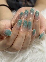 フラッシュ グラデ スカルプ