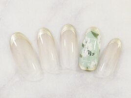 ボタニカルフラワーネイル