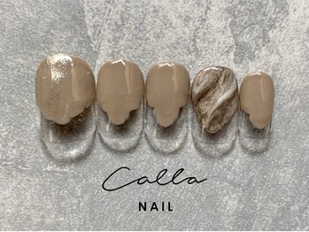 カラネイル 南森町店(calla nail)/ミラーニュアンス