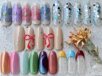 フリークネイル(FREAK Nail)の写真/【ちぐはぐニュアンス＊11000円～】柿生駅前10秒！迷ったら定額コース♪相談しながら丁寧に施術◎