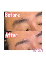 ルアン 表参道店/メンズ美眉毛スタイリング