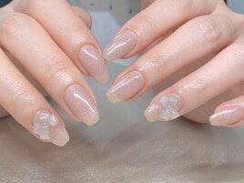 大人リボンネイル