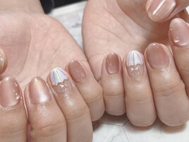 傘　梅雨　マグ　水滴ネイル