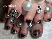 ネイルズミラク(nail's mirac.)の雰囲気（＊レオパードリングネイル＊）