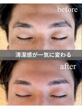 ハマザキ 東店(HAMAZAKI)/穴あき眉毛、放置していませんか