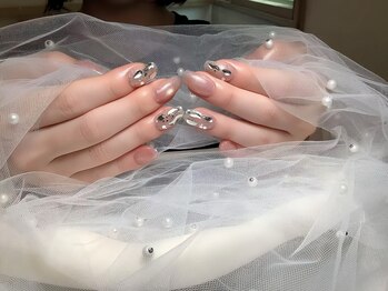 ウィルネイル 二子新地店(Wilu nail)/キラキラ感たっぷり夏ネイル