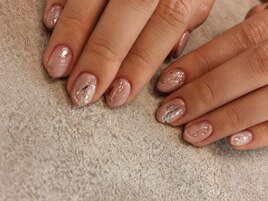 ナチュラルピンクニュアンスnail