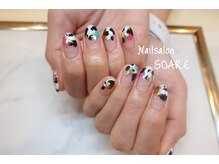 ネイルサロンソアレ(SOARE)/牛柄だけど