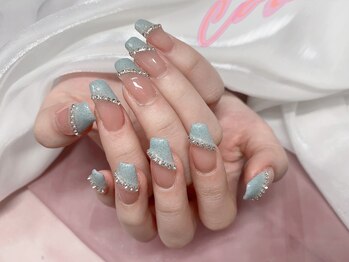 モルフォネイル(Morpho nail)/#キラキラネイル