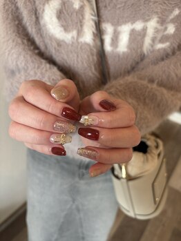 ラルム(larme')の写真/豊富なカラー、パーツで理想のデザインに◎韓国ネイルに必須なパーツも多数ご準備ございます！