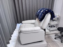 アークヘアーリズ 古川橋店(Arc hair Liz)の雰囲気（リクライニングのベッドです♪）