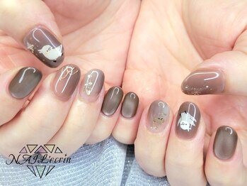 手書きアート/インコ/ほっこり