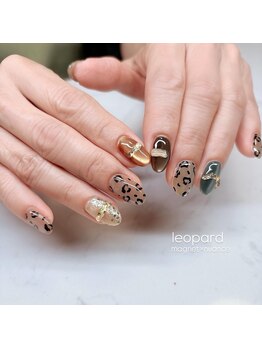 エンズネイル(O’s nail)/レオパードネイル