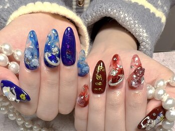 モアネイル 新宿/ワンホンネイル/持ち込み/新宿