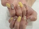 ドット×パールお花