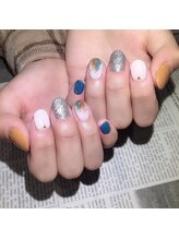 ロエルビューティーサロン(Loel BEAUTY SALON)/カラフルなニュアンスネイル