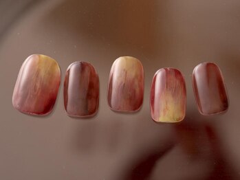 アイネイルズ 吉祥寺店(I nails)/秋色りんごボルドーネイル