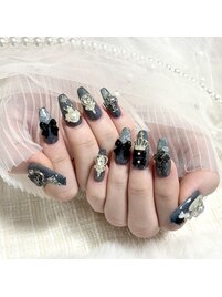 推し活☆メンカラネイル