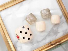 アンベリール 横浜店(Embellir)/(1128)ドット柄Footネイル