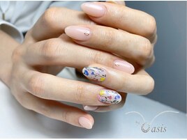 ボタニカルフラワーネイル