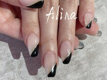 エリナネイルサロン池袋(Alina Nail Salon)/ベースありフレンチ7200円
