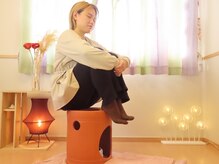 かまくらリアン/よもぎ蒸しの入り方（体操座り）