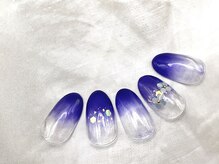 ラウレアネイル(Laule’a Nail)/【定額】紫陽花ネイル グラデ