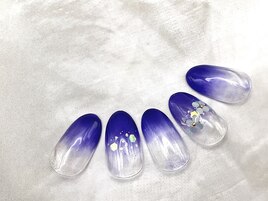 【定額】紫陽花ネイル グラデ